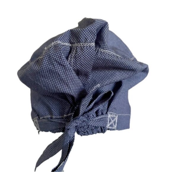 Handmade Boho Minimalist Dot Patterned Hair Bonnet - One Size - Picture 3 of 6